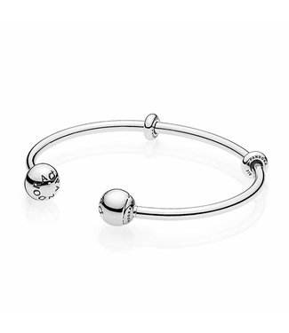 Pandora Silver Open Bangle 596477