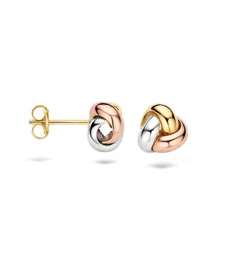 Blush oorbellen 14kt tricolor 7145WYR