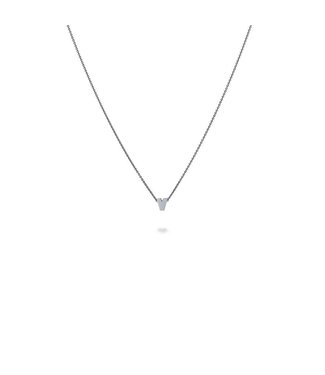 ketting 18kt C'est Moi Letter S MSC500WG-S