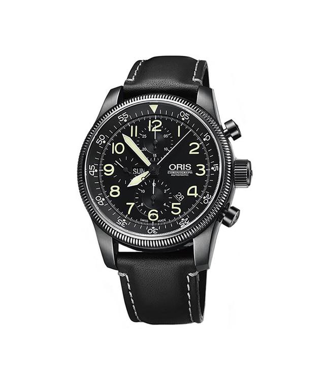 Sold Price: Oris herenhorloge in rechte stalen kast en met zwart lederen  band, merk: Oris 7497, automaat, calibe - July 4, 0121 7:00 PM CEST