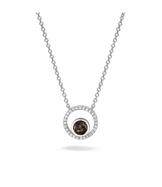 See You Gedenksieraden ketting Rond 601 S Silver