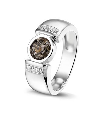 See You Gedenksieraden ring Zircon RG 022 Silver