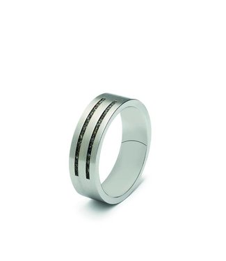 See You Gedenksieraden ring RS 004 Steel