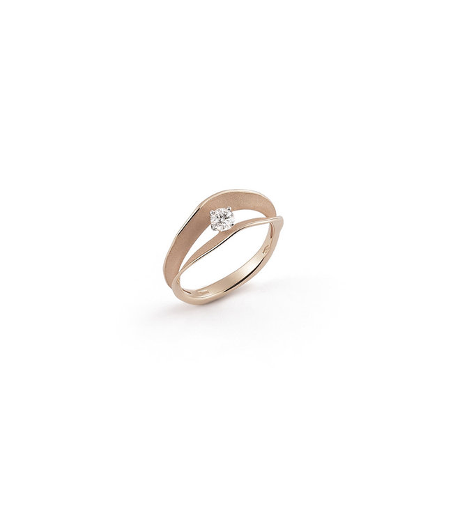 Annamaria Cammilli ring Essential Dune Assolo natural gold GAN1423N