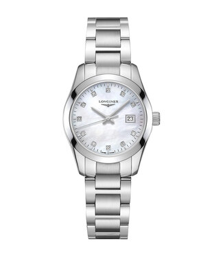 Longines Conquest Classic Mother of Pearl dames horloge L22864876