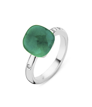 Bigli ring Mini Sweety - Birthstone May - Smaragdkristal met parelmoer 20r88Wcrsmerp