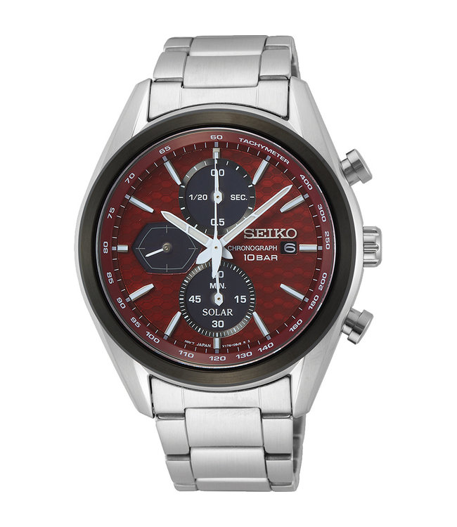 Seiko Solar Chrono New Link heren horloge SSC771P1