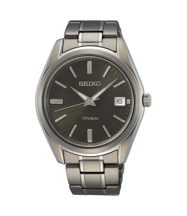 Seiko New Link Classic Titanium heren horloge SUR375P1