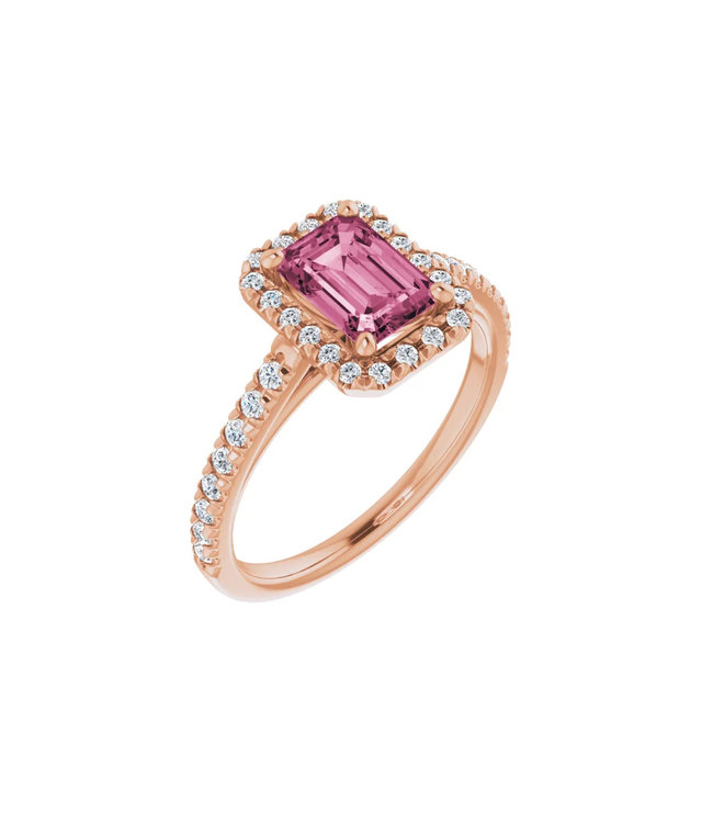 Willems Creations Bigarreau Entourage ring Tourmalijn 123227-R-75-TOR