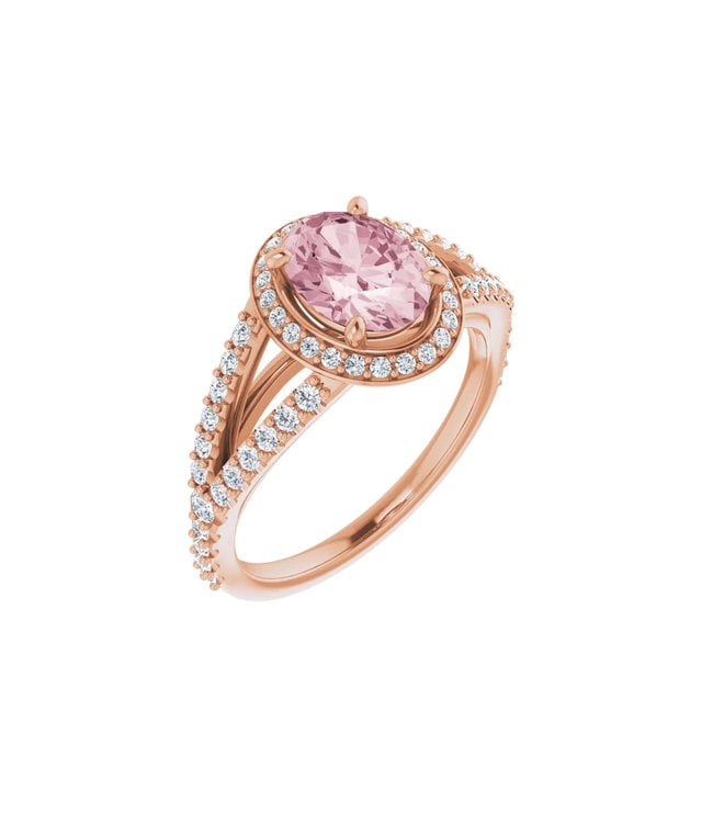 Willems Creations Pink Lady Entourage ring Morganiet 122986-R-86-MOR