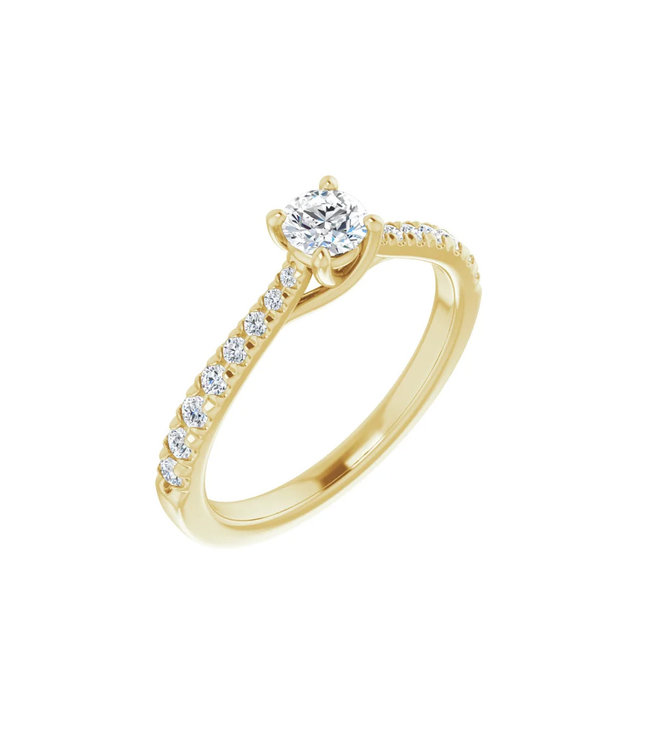 Willems Creations Lucy Solitaire Ring 0.25ct - 123230-Y-25