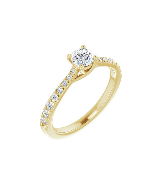 Willems Creations Lucy Solitaire Ring 0.35ct - 123230-Y-35