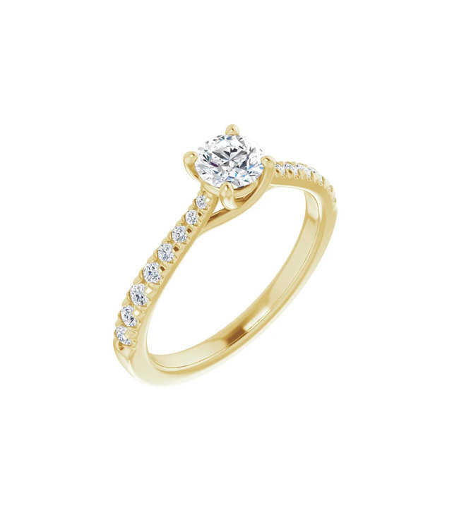 Willems Creations Lucy Solitaire Ring 0.45ct - 123230-Y-45