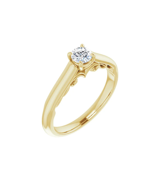 Willems Creations Josephine Solitaire Ring 0.25ct - 122903-Y-25