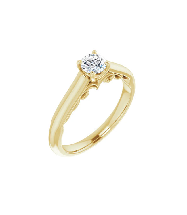 Willems Creations Josephine Solitaire Ring 0.35ct - 122903-Y-35
