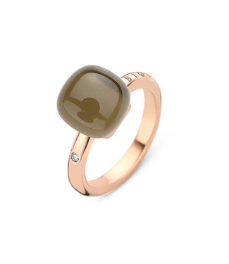 Bigli ring Mini Sweety - Kwarts met parelmoer - 20R88Rsqmp 0.02ct