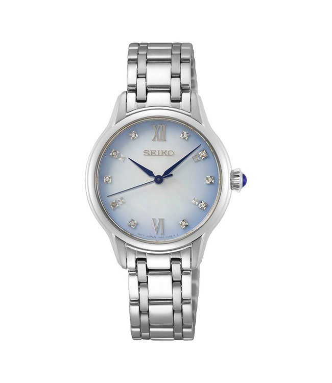 Seiko Classic Diamonds dames horloge 140th Anniversary Limited Edition SRZ539P1