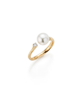 Gellner Pearls ring 18kt roosgoud met Akoyaparel H2O - 5-22006-02