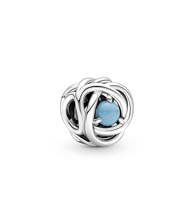 Pandora Turquoise Blue Eternity Circle - Birthstone December 790064C02