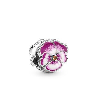 Pandora Pink Pansy Flower 790777C01