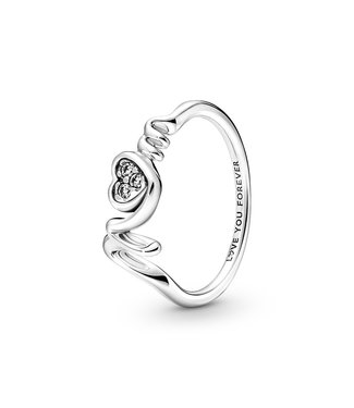 Pandora Mom Pavé Heart ring 191149C01
