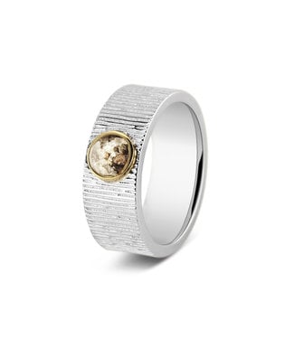 See You Gedenksieraden ring  Silver/Gold 222SY