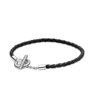 Pandora Braided Leather T-bar bracelet 591675C01