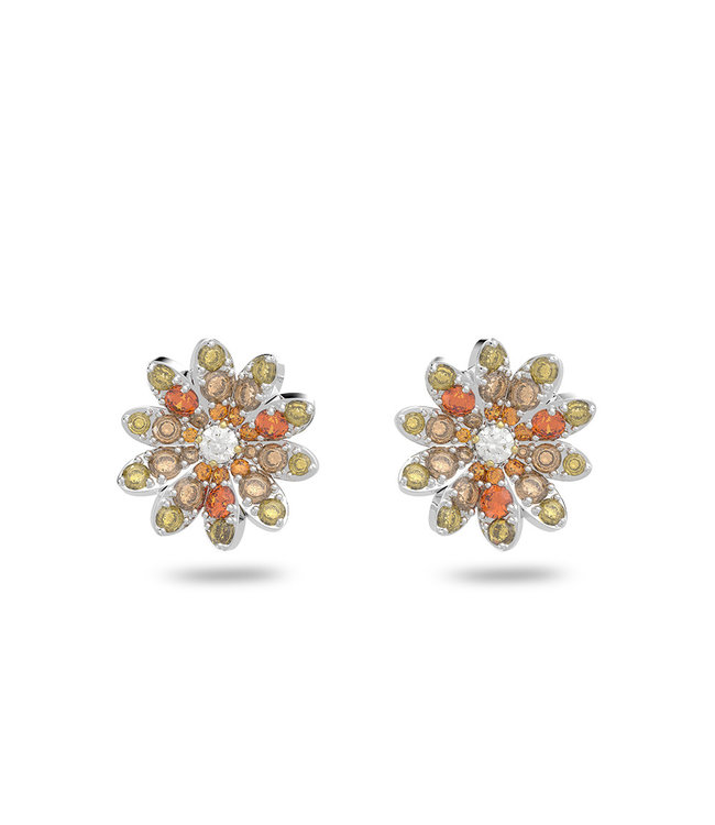 Swarovski Eternal Flower pierced earrings orange 5642872