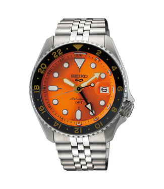 Seiko 5 Sports - Sports Stijl Automatic GMT heren horloge SSK005K1