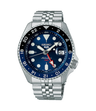 Seiko 5 Sports - Sports Stijl Automatic GMT heren horloge SSK003K1