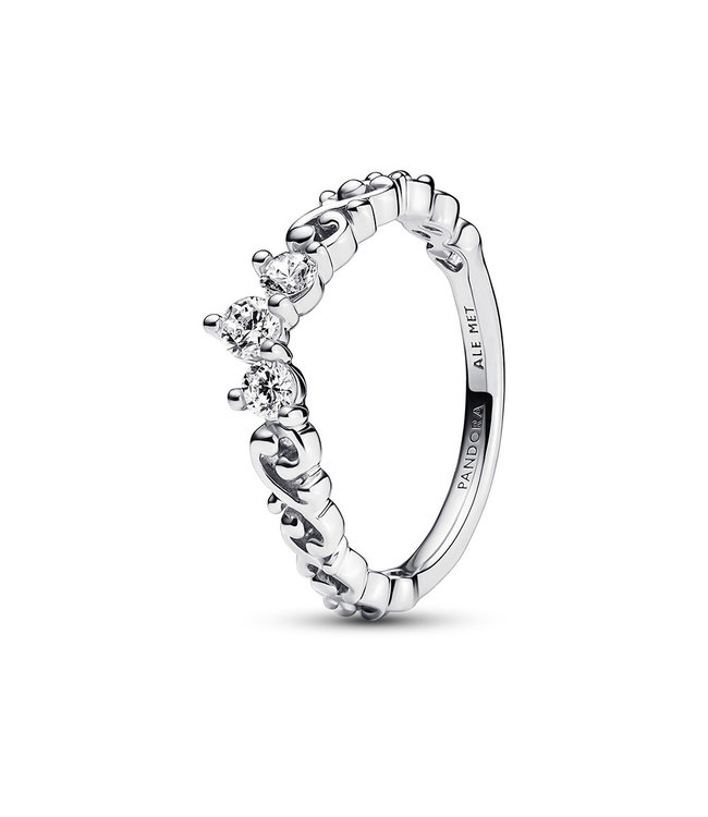 Pandora Regal Swirl Tiara ring 192232C01