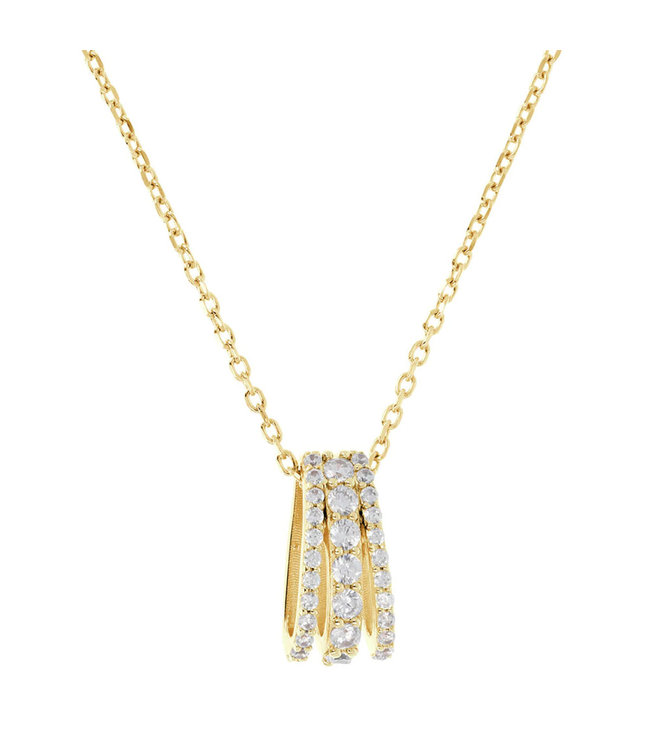 Bronzallure Altissima necklace with cubic zirconia WSBZ01982Y.Y