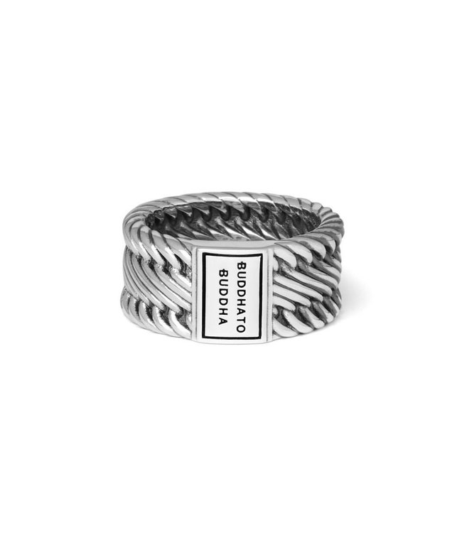 Buddha to Buddha Edwin Small silver ring 812