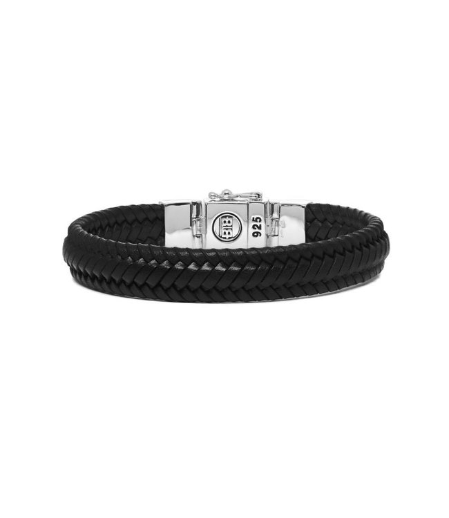 Buddha to Buddha Edwin Small leather bracelet black 181BL