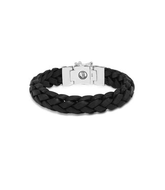 Buddha to Buddha Mangky leather bracelet black 127BL