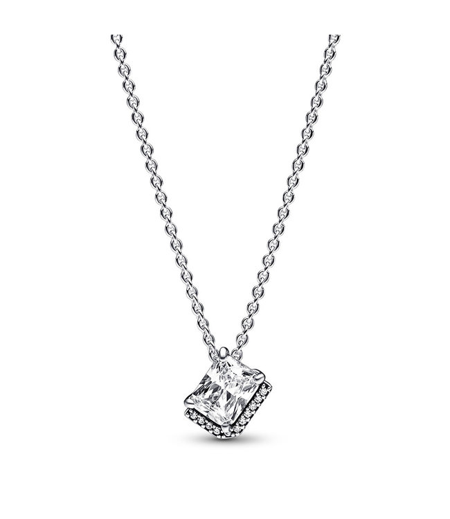 Pandora Rectangular Sparkling Halo necklace 392388C01