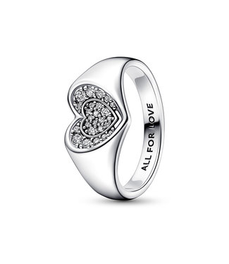 Pandora Radiant Heart Pavé Signet ring 192491C01