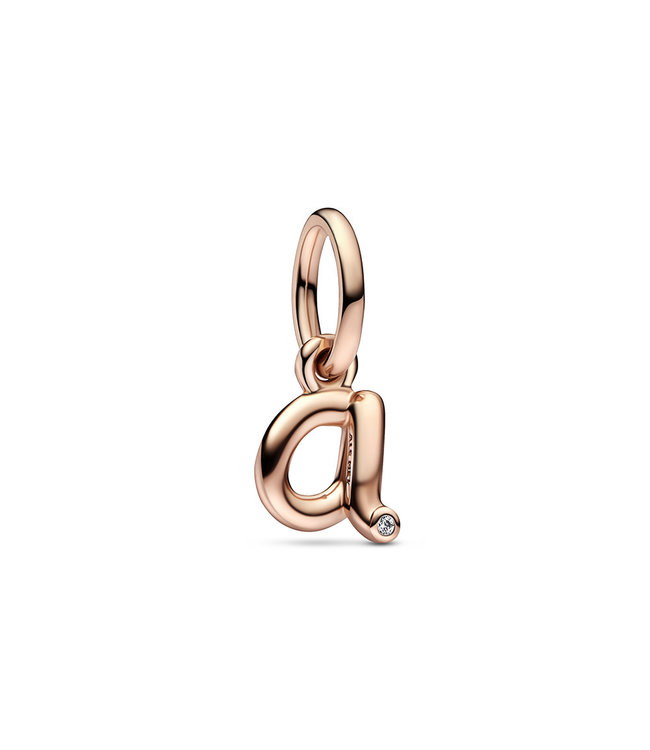 Pandora Letter A - Script Alphabet dangle 782531C01