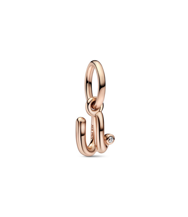 Pandora Letter U - Script Alphabet dangle 782479C01