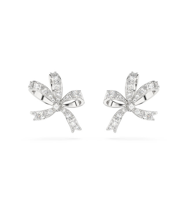 Swarovski Volta bow pierced earrings 5647579