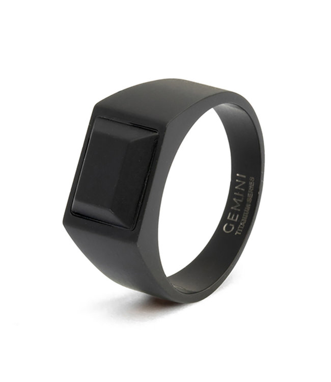 Gemini Credo Black ring CRE02