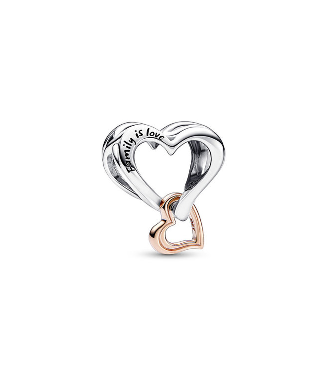 Pandora Two-Tone Openwork Infinity Heart 782642C00