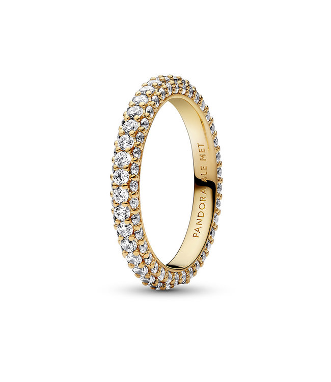 Pandora Timeless Pavé Single-row ring gold 162627C01