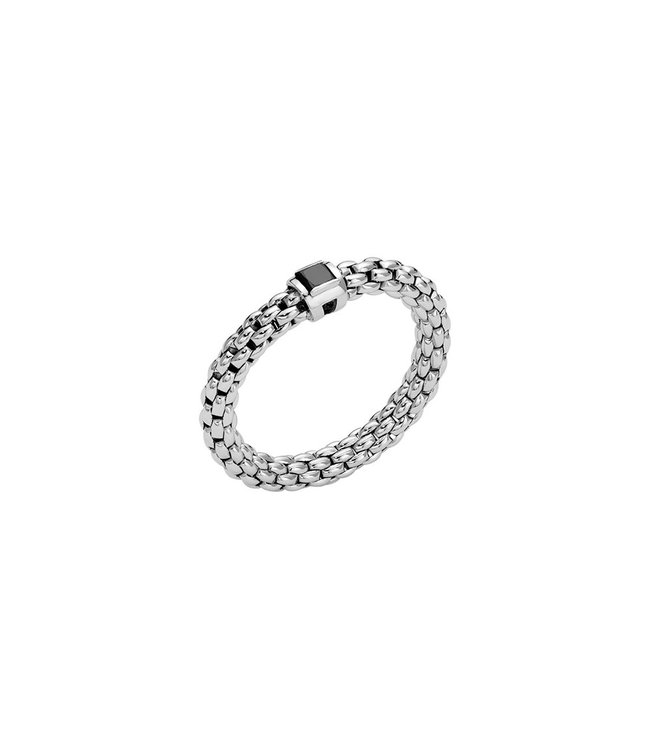 Fope ring Souls witgoud black diamonds AN09 BBRNL-W