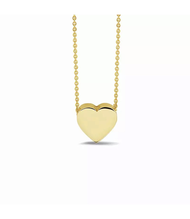 See You Gedenksieraden ketting Mini Heart verguld 701 Y - 18 kt