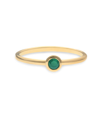 Swing Jewels Birthstone 14kt ring - May Emerald - SWBR01MAY-Y-52