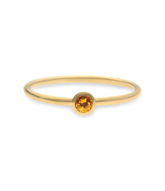 Swing Jewels Birthstone 14kt ring - November Citrine - SWBR01NOV-Y-56