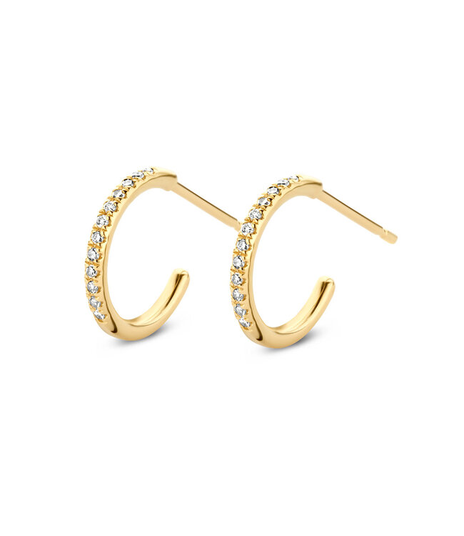 Diamanti Per Tutti 14kt gold GLD 14kt - Glare Small hoop earrings - M2331