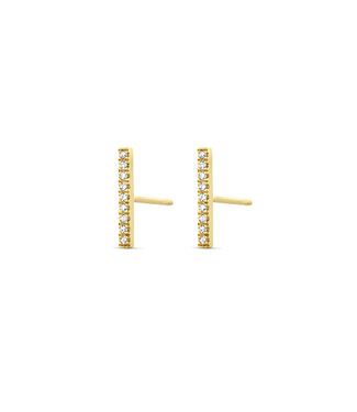 Diamanti Per Tutti 14kt gold GLD 14kt - Flush earrings - M2335