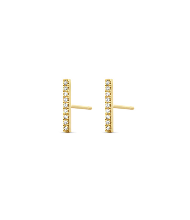 Diamanti Per Tutti 14kt gold GLD 14kt - Flush earrings - M2335